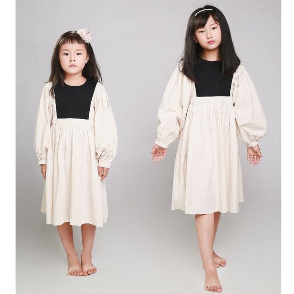 girl's dresses 2021 autumn teenage girls dress two colors patchework kids 100% cotton drseses children clothes sister clothing, #6493, Red;yellow
girl's dresses 2021 autumn teenage girls dress two colors patchework kids 100% cotton drseses children clothes sister clothing, #6493, Red;yellow
