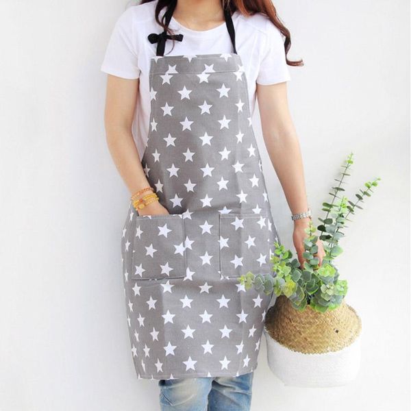 aprons yuding fashion star printing women lady cotton apron with big pocket for chefs butcher kitchen cooking accessories
aprons yuding fashion star printing women lady cotton apron with big pocket for chefs butcher kitchen cooking accessories