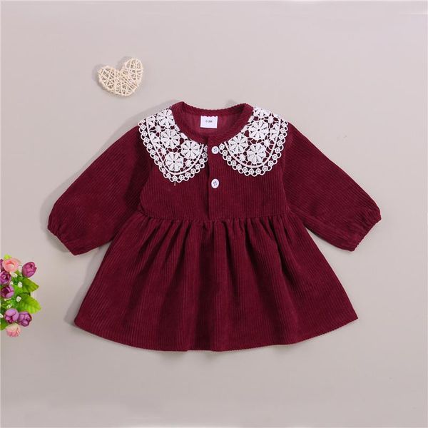 girl's dresses 0-24months born toddler baby girls casual long sleeve autumn dress,fashion solid color lace doll collar a-line princess, Red;yellow
girl's dresses 0-24months born toddler baby girls casual long sleeve autumn dress,fashion solid color lace doll collar a-line princess, Red;yellow