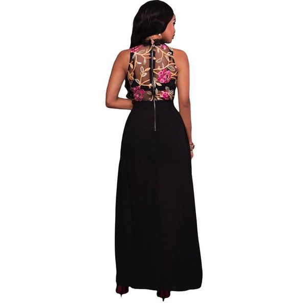 fashion elegant long sheer embroidery 2021 new overalls romper mesh women summer chiffon bodysuits party women's jumpsuit kwkwk, Black
fashion elegant long sheer embroidery 2021 new overalls romper mesh women summer chiffon bodysuits party women's jumpsuit kwkwk, Black