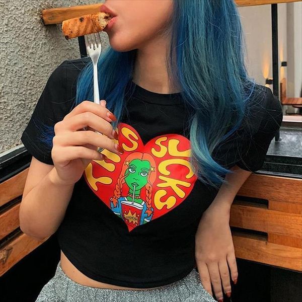 harajuku 90s summer cartoons streetwear womens t shirt e girls short sleeve soft chic y2k casual vintage slim, White
harajuku 90s summer cartoons streetwear womens t shirt e girls short sleeve soft chic y2k casual vintage slim, White