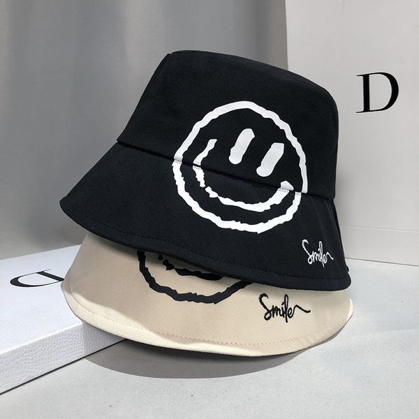 harajuku wind smiling face embroidered letter fisherman versatile soft girl cover basin summer big eaves sun shading hat, Yellow
harajuku wind smiling face embroidered letter fisherman versatile soft girl cover basin summer big eaves sun shading hat, Yellow