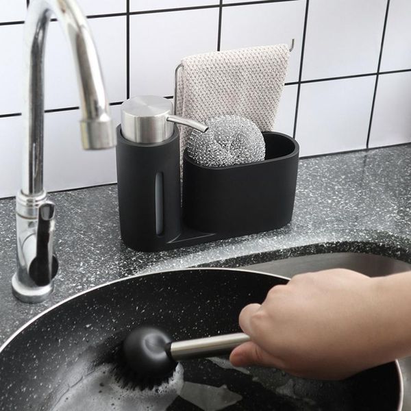 storage bottles & jars fashion sink caddy cleaning kit kitchen with soap dispenser steel ball and brush for organizing
storage bottles & jars fashion sink caddy cleaning kit kitchen with soap dispenser steel ball and brush for organizing