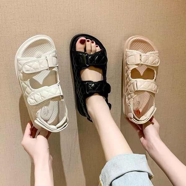 trends sandals summer new flat british wind embroidery thick-soled casual casual roman fragrance designer shoes star, Black
trends sandals summer new flat british wind embroidery thick-soled casual casual roman fragrance designer shoes star, Black