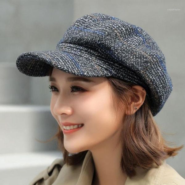 t-mac women beret autumn winter octagonal cap hats stylish artist painter sboy caps black grey gorras berets, Blue;gray
t-mac women beret autumn winter octagonal cap hats stylish artist painter sboy caps black grey gorras berets, Blue;gray