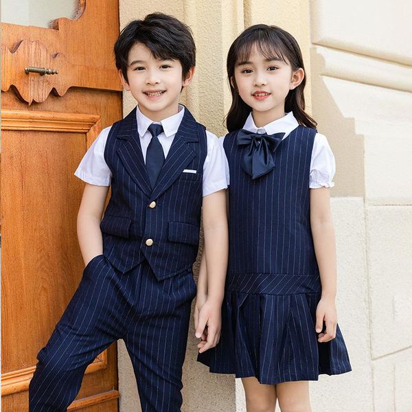 clothing sets kid korean japanese school uniform for girl striped pinafore dress white t shirt boy vest pants clothes set student outfit sui
clothing sets kid korean japanese school uniform for girl striped pinafore dress white t shirt boy vest pants clothes set student outfit sui