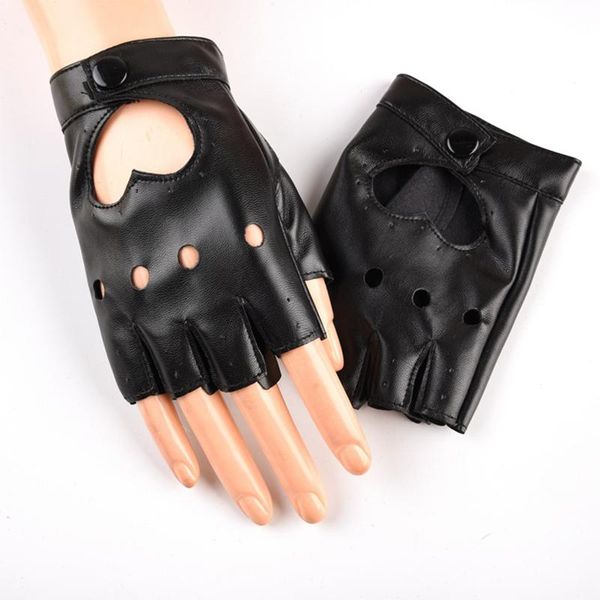 five fingers gloves artificial leather women men black half-finger punk hip-hop driving motorcycle fingerless mittens, Blue;gray 
five fingers gloves artificial leather women men black half-finger punk hip-hop driving motorcycle fingerless mittens, Blue;gray
