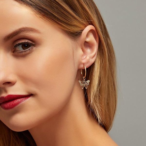 dangle & chandelier women's earrings 2021 korean fashion butterfly clip on golden earring pendant circle retro jewelry, Silver
dangle & chandelier women's earrings 2021 korean fashion butterfly clip on golden earring pendant circle retro jewelry, Silver