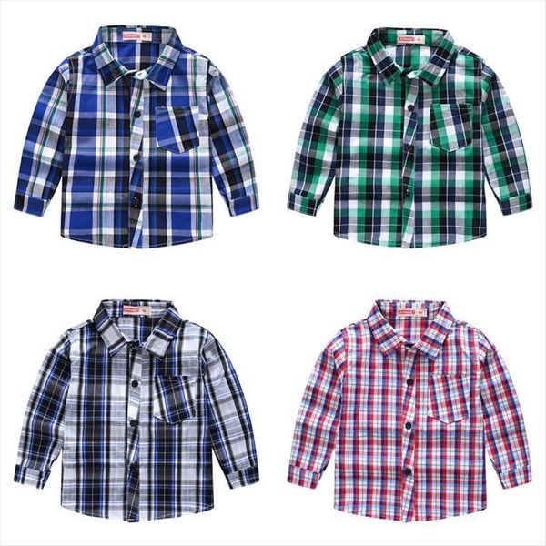 Spring Autumn Long Sleeves Baby Boys Shirt Casual Turn Down Cotton Collar Shirts For Kids Blouses Cloth Plaid, White;black
Spring Autumn Long Sleeves Baby Boys Shirt Casual Turn Down Cotton Collar Shirts For Kids Blouses Cloth Plaid, White;black