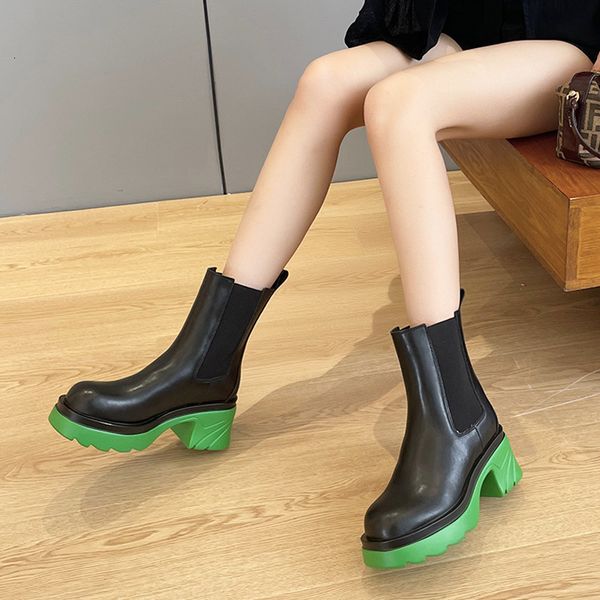 martin women's thin 2021 green thick bottom increased b chimney v high heel fried street boots, Black
martin women's thin 2021 green thick bottom increased b chimney v high heel fried street boots, Black