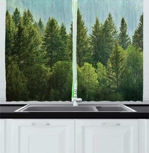 curtain & drapes green nature kitchen curtains forest pine tree refreshing eco woodland wilderness mountainside landscape print for
curtain & drapes green nature kitchen curtains forest pine tree refreshing eco woodland wilderness mountainside landscape print for