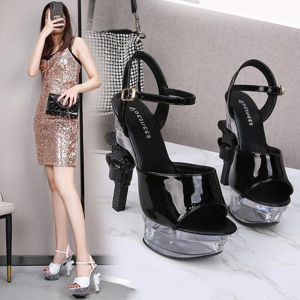 2021 new all-match word buckle with fish mouth mid-heel large size 34-43 thick heel sandals female high heels, Black
2021 new all-match word buckle with fish mouth mid-heel large size 34-43 thick heel sandals female high heels, Black