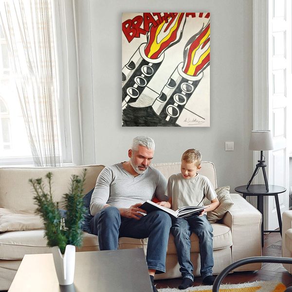 roy lichtenstein bratatat home decoration handcrafts /hd print oil painting on canvas large wall art canvas picture 210221
roy lichtenstein bratatat home decoration handcrafts /hd print oil painting on canvas large wall art canvas picture 210221