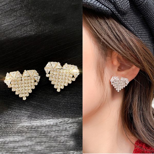 new cute ear stud female earrings for women ear stud fashion zircon ornament gift wholesaledio chan contact, Silver
new cute ear stud female earrings for women ear stud fashion zircon ornament gift wholesaledio chan contact, Silver