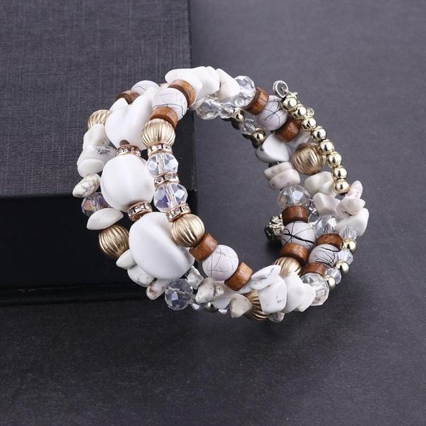tennis crystal bead bracelets bangles for women men boho natural stone beaded wrap bracelet wristband bangle pulseras mujer jewelry, Golden;silver
tennis crystal bead bracelets bangles for women men boho natural stone beaded wrap bracelet wristband bangle pulseras mujer jewelry, Golden;silver