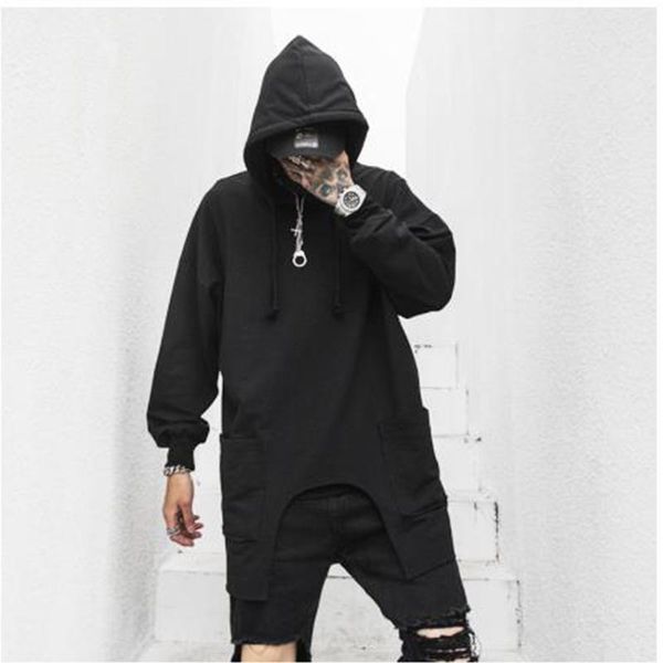 men's t-shirts men irregular hem oversized long sleeve casual hooded t shirt male streetwear hip hop tee shirts punk gothic loose t-shi, White;black
men's t-shirts men irregular hem oversized long sleeve casual hooded t shirt male streetwear hip hop tee shirts punk gothic loose t-shi, White;black