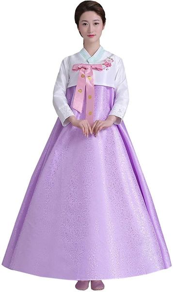 ethnic clothing women korean traditional long sleeve classic hanboks dress cosplay costume, Red
ethnic clothing women korean traditional long sleeve classic hanboks dress cosplay costume, Red