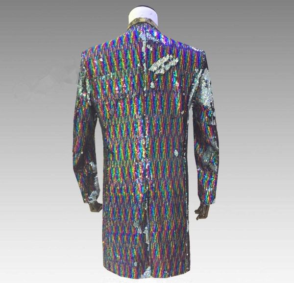 reflector colored sequins blazers punk rock male singer long coat stage outfit flashing sequins nightclub party compere costumes, Black;red
reflector colored sequins blazers punk rock male singer long coat stage outfit flashing sequins nightclub party compere costumes, Black;red