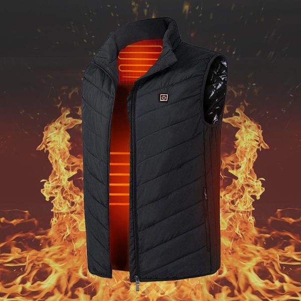 men's vests washable usb heated vest men winter electrical sleeveless jacket travel heating outdoor warm waistcoat hiking, Black;white
men's vests washable usb heated vest men winter electrical sleeveless jacket travel heating outdoor warm waistcoat hiking, Black;white