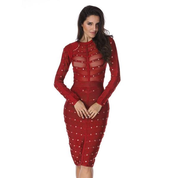 casual dresses sesidy 2021 women lace bandage dress autumn midi long sleeve mesh bead bodycon club celebrity party, Black;gray
casual dresses sesidy 2021 women lace bandage dress autumn midi long sleeve mesh bead bodycon club celebrity party, Black;gray