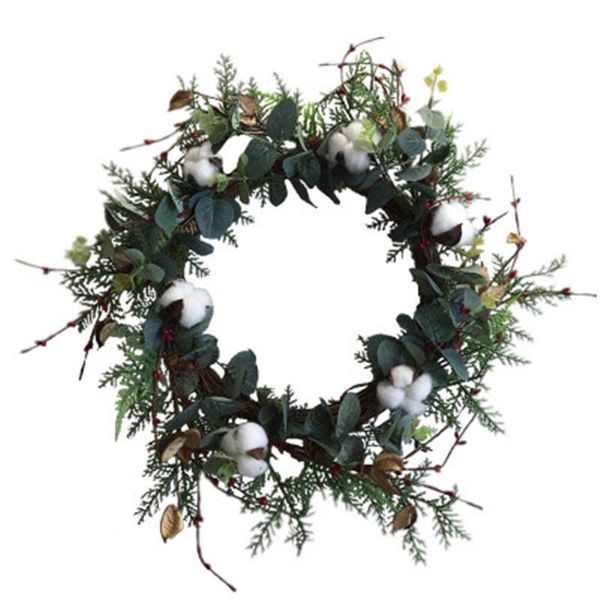 decorative flowers & wreaths natural cotton dried artificial flower wreath simulation christmas decoration home door hanging decor
decorative flowers & wreaths natural cotton dried artificial flower wreath simulation christmas decoration home door hanging decor