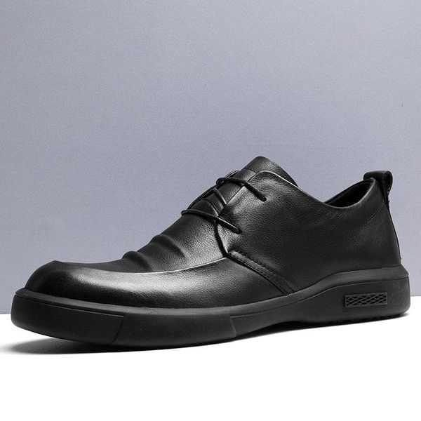 dress shoes 2021 genuine leather business casual men's tide wild winter trend british men, Black
dress shoes 2021 genuine leather business casual men's tide wild winter trend british men, Black