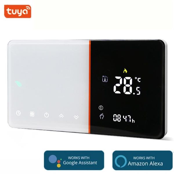 smart home control tuya wifi thermostat for electric floor/gas boiler room heating remote temperature controller work with google,alexa
smart home control tuya wifi thermostat for electric floor/gas boiler room heating remote temperature controller work with google,alexa