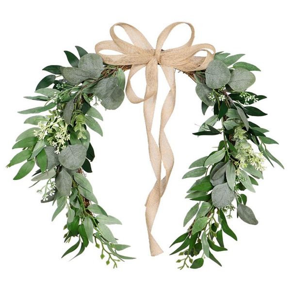 artificial eucalyptus wreath for front door home farmhouse hanging wedding wall window party decoration
artificial eucalyptus wreath for front door home farmhouse hanging wedding wall window party decoration