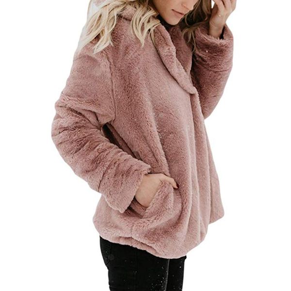 women's fur & faux winter warm women coat long sleeve gray pink brown ladies parka outerwear overcoats korean style coats and jackets d, Black
women's fur & faux winter warm women coat long sleeve gray pink brown ladies parka outerwear overcoats korean style coats and jackets d, Black