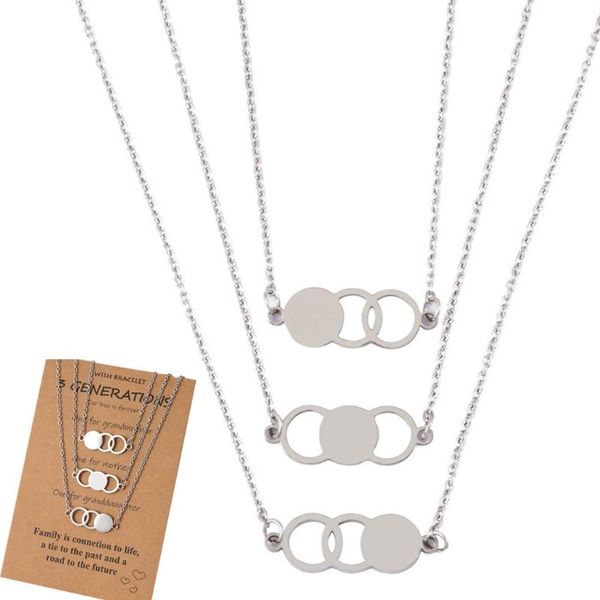 pendant necklaces d0lc inspirational expandable circle necklace for women blessed charm creative gift 3 sister couples lover friend 3x, Silver
pendant necklaces d0lc inspirational expandable circle necklace for women blessed charm creative gift 3 sister couples lover friend 3x, Silver