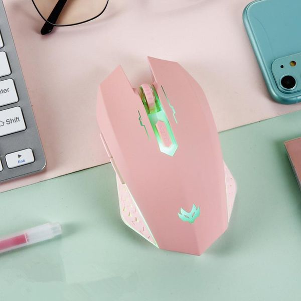 mice 2.4g wireless bluetooth pink mouse rechargeable silent led colorful backlit gaming for computer lappc
mice 2.4g wireless bluetooth pink mouse rechargeable silent led colorful backlit gaming for computer lappc