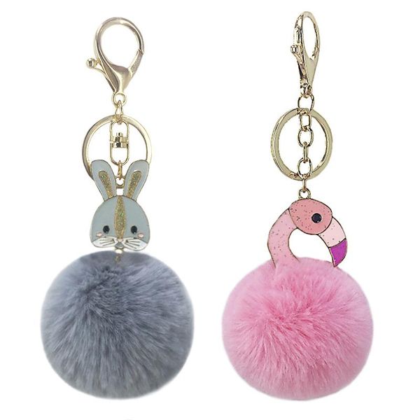keychains 2021 fur animal and flamingo ball alloy key ring pendant imitation drive safe chain, Silver
keychains 2021 fur animal and flamingo ball alloy key ring pendant imitation drive safe chain, Silver