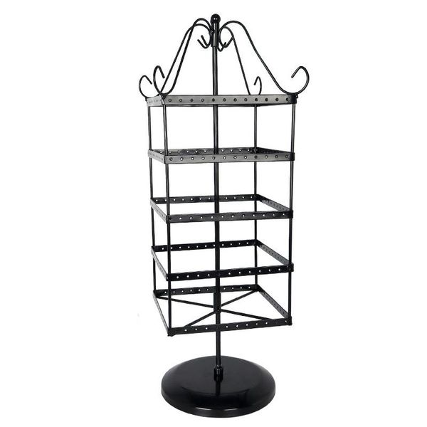 jewelry pouches, bags 5 tiers metal earring holder organizer, exquisite display stand necklace rack holder, 240 holes for earrings, Pink;blue
jewelry pouches, bags 5 tiers metal earring holder organizer, exquisite display stand necklace rack holder, 240 holes for earrings, Pink;blue