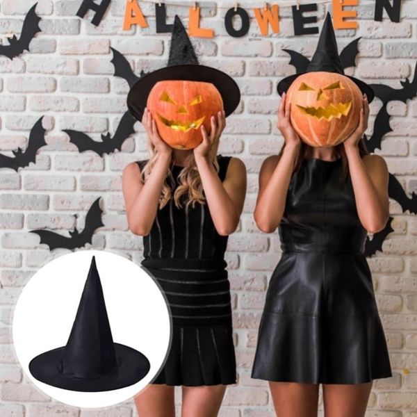 party hats 10pcs halloween black witch hat hanging fancy dress costume accessory supplies children gift
party hats 10pcs halloween black witch hat hanging fancy dress costume accessory supplies children gift