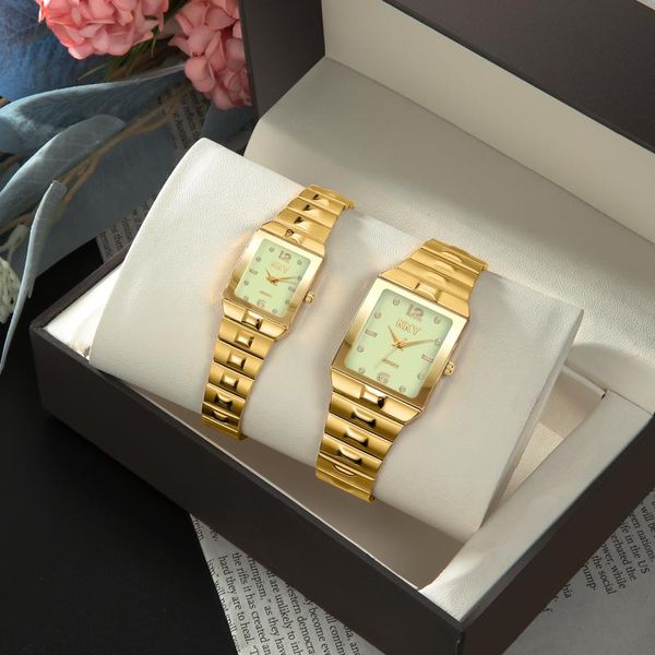 wristwatches quartz watches couple gift golden watch men fashion luxury women full steel lover's relogio masculino 2021 clock, Slivery;brown
wristwatches quartz watches couple gift golden watch men fashion luxury women full steel lover's relogio masculino 2021 clock, Slivery;brown