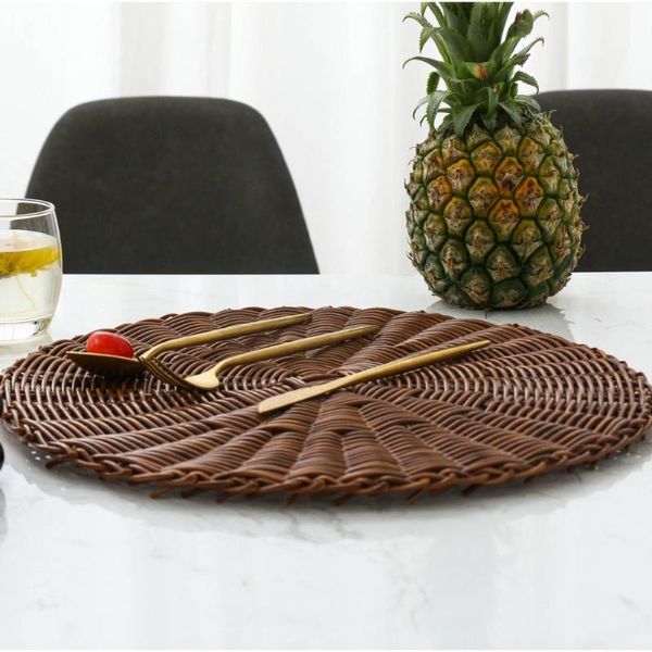 mats & pads cup mat table coasters heat resistant pvc simulation rattan woven round shape coffee pad placemat
mats & pads cup mat table coasters heat resistant pvc simulation rattan woven round shape coffee pad placemat