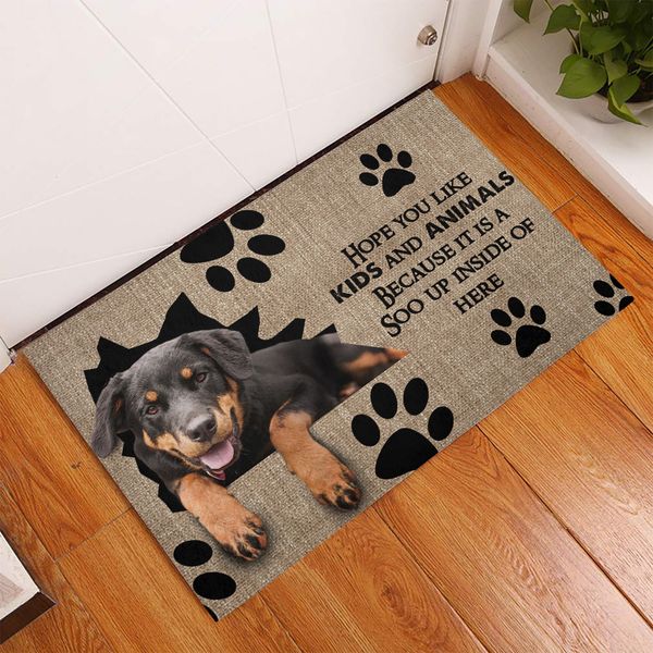 cloocl rottweiler doormats 3d graphic hope you like kids and animals dogs indoor outdoor doormat diy dog name funny floor mat
cloocl rottweiler doormats 3d graphic hope you like kids and animals dogs indoor outdoor doormat diy dog name funny floor mat