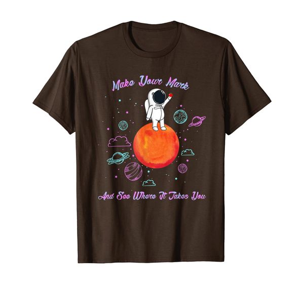 make your mark and see where it takes you the dot gift tee t-shirt, White;black
make your mark and see where it takes you the dot gift tee t-shirt, White;black