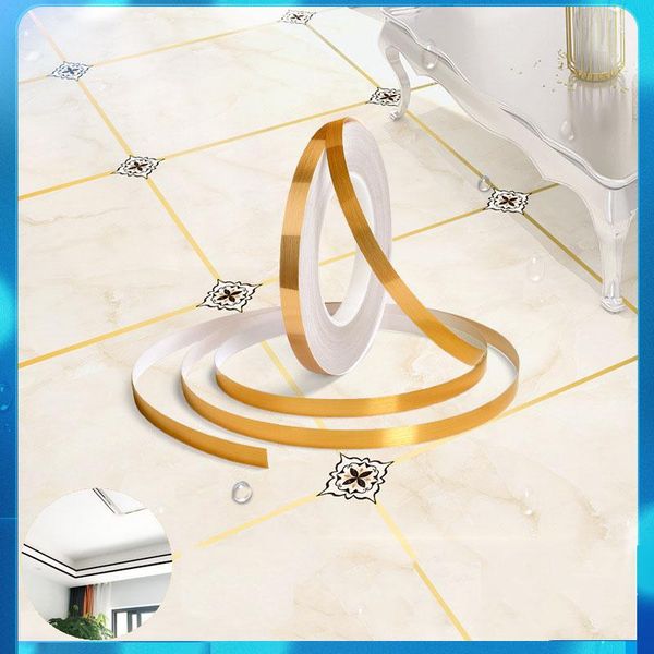 wall stickers 50m/roll ceramic tile mildewproof gap tape decor gold silver black self adhesive floor sticker home decorations
wall stickers 50m/roll ceramic tile mildewproof gap tape decor gold silver black self adhesive floor sticker home decorations