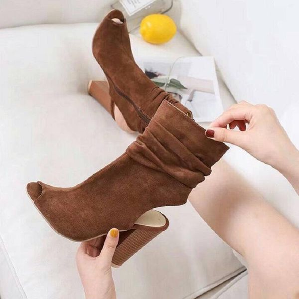 boots high heels ankle for women peep toe ladies shoes slingback pumps chunky gladiator sandals big size botas mujer, Black
boots high heels ankle for women peep toe ladies shoes slingback pumps chunky gladiator sandals big size botas mujer, Black