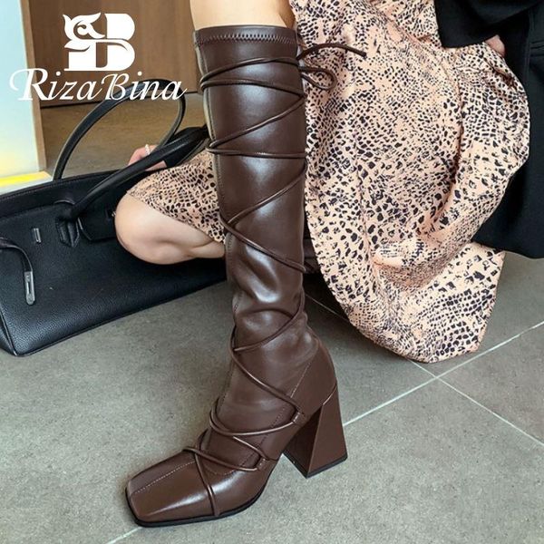 boots rizabina size 33-41 women knee high shoes chunky heels fashion party club long winter ladies footwear, Black
boots rizabina size 33-41 women knee high shoes chunky heels fashion party club long winter ladies footwear, Black