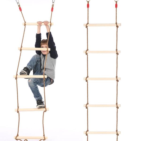 5/6 rungs wooden climbing rope ladder garden furniture children kids sport rope swing safe garden fitness toys swing
5/6 rungs wooden climbing rope ladder garden furniture children kids sport rope swing safe garden fitness toys swing