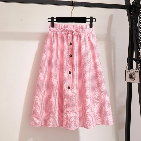 skirts 2021 large size women's summer ladyplus casual pink plaid long skirt elastic waist a line 5xl 6xl tutu faldas, Black
skirts 2021 large size women's summer ladyplus casual pink plaid long skirt elastic waist a line 5xl 6xl tutu faldas, Black