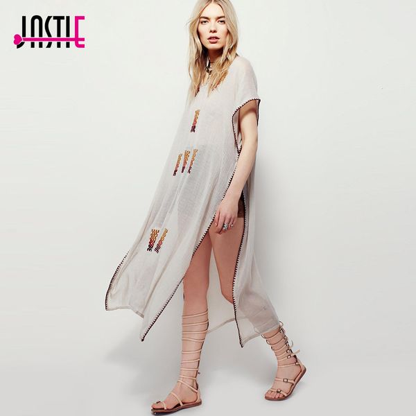 2021 new canyonland embroidered kaftan long tunic beach casual women pullover loose silhouette bohemian hippie style x202, White
2021 new canyonland embroidered kaftan long tunic beach casual women pullover loose silhouette bohemian hippie style x202, White
