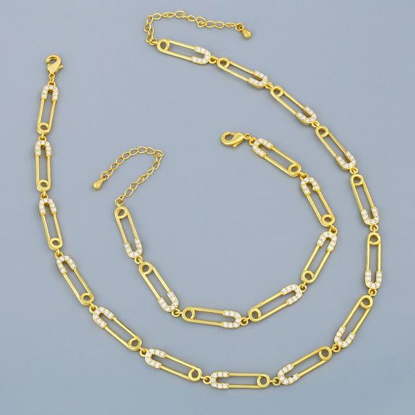 flola gold safety pin chain necklace for women cz micro pave charm chain necklace zirconia statement punk jewelry gifts nker83, Silver
flola gold safety pin chain necklace for women cz micro pave charm chain necklace zirconia statement punk jewelry gifts nker83, Silver
