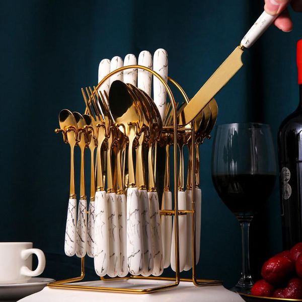 dinnerware sets 24 pcs ceramic tableware set stainless steel knife, fork and spoon dishwasher safety
dinnerware sets 24 pcs ceramic tableware set stainless steel knife, fork and spoon dishwasher safety