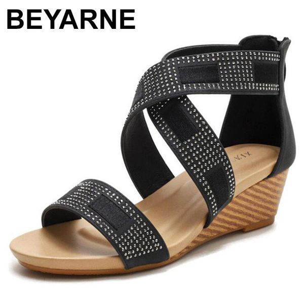sandals beyarne rome wedges women shoes summer flats casual ladies comfortable female beach, Black
sandals beyarne rome wedges women shoes summer flats casual ladies comfortable female beach, Black