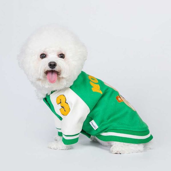 cat costumes pet clothes green woolen baseball padded jacket
cat costumes pet clothes green woolen baseball padded jacket