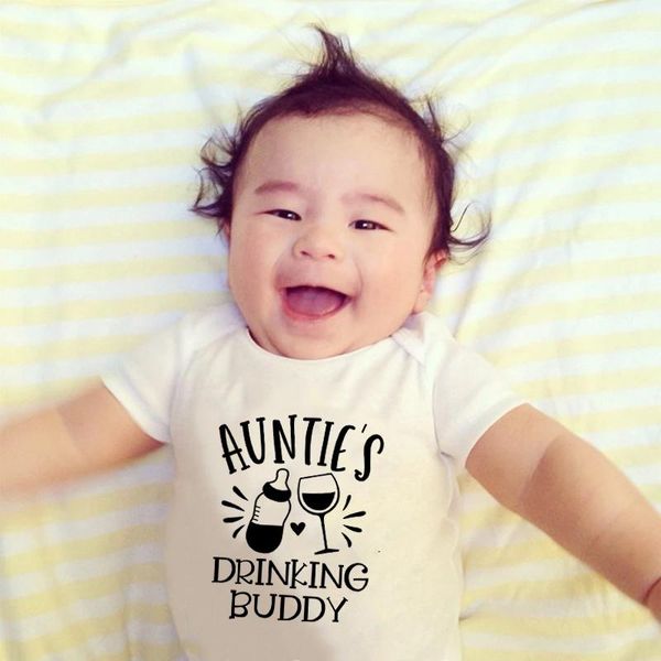 rompers auntie's drinking buddy born baby bodysuits funny infant boys girls soft short sleeve casual jumpsuit outfits, Blue
rompers auntie's drinking buddy born baby bodysuits funny infant boys girls soft short sleeve casual jumpsuit outfits, Blue