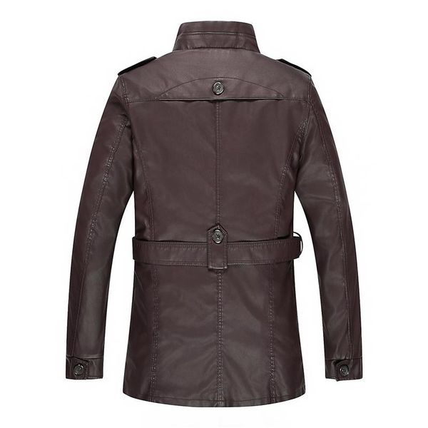 men's trench coats fashion trench-coat 2021 winter mid-long pu leather jacket warm fleece slim fit windbreaker with belt solid overcoat, Tan;black
men's trench coats fashion trench-coat 2021 winter mid-long pu leather jacket warm fleece slim fit windbreaker with belt solid overcoat, Tan;black